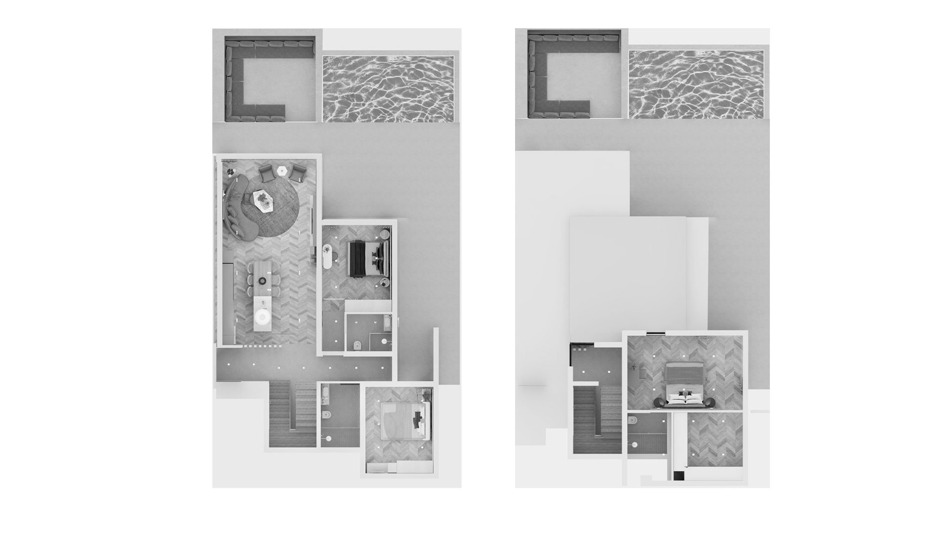 Планировка объекта 3 спальни в корпусе Array, ЖК La Casalia № 11019