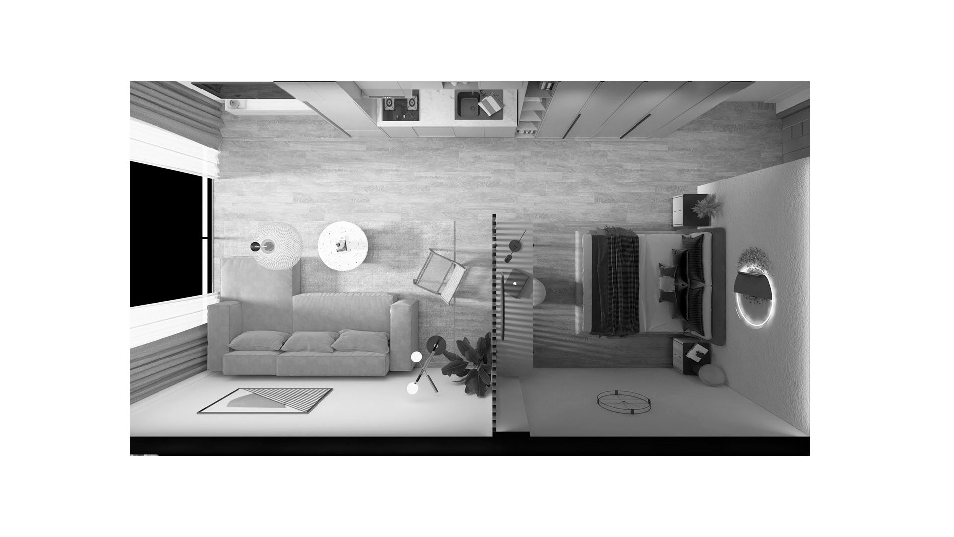 Apartment floor plan, 1 room in building Block C7 in La Casalia, La Casalia No. 11014